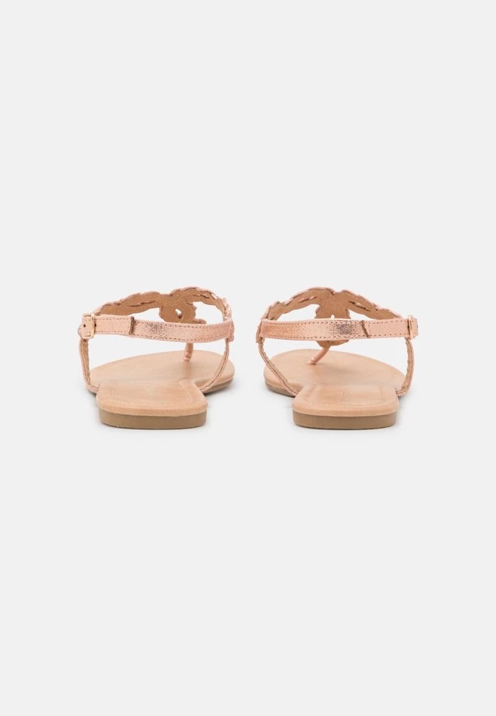 Sandale ANNA FIELD Anna Field T-bar Sandals Rose Doré Femme | UMJ-0071757